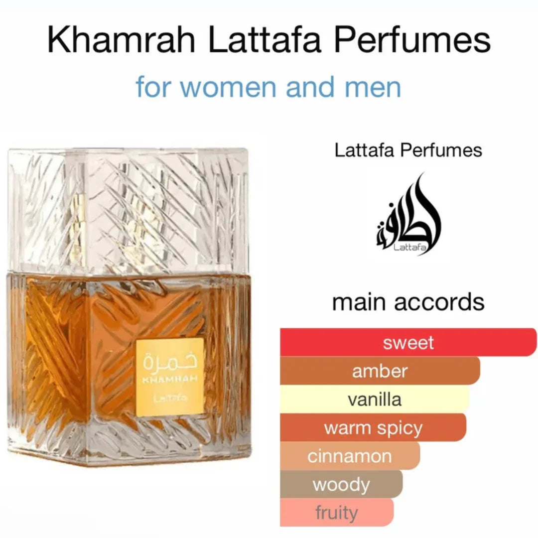 Khamrah Lattafa Perfumes